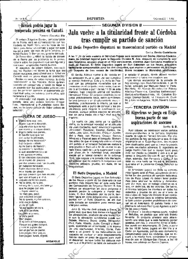 ABC SEVILLA 01-05-1988 página 86