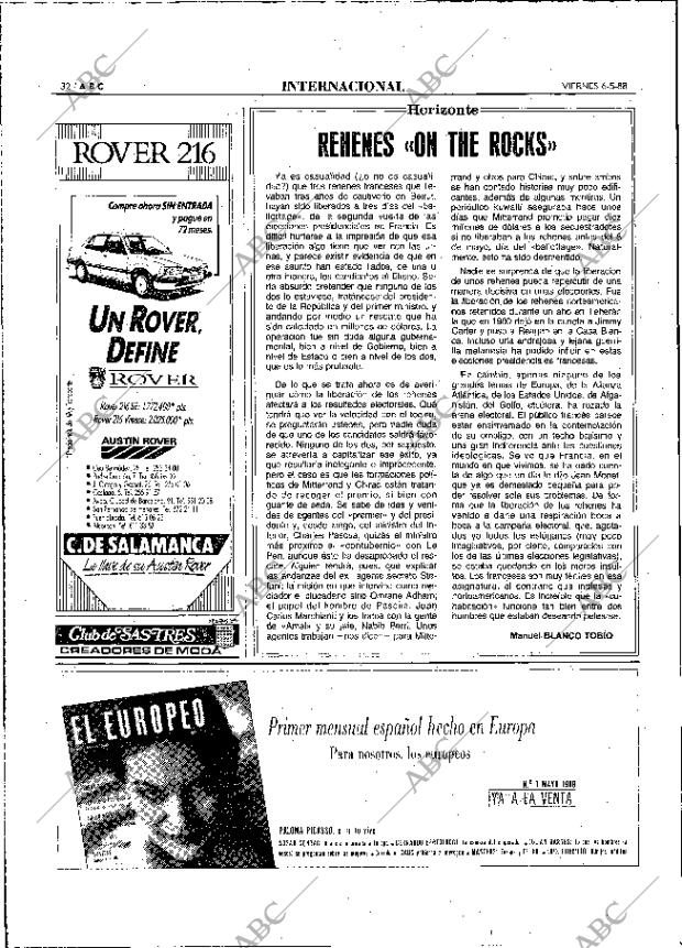 ABC MADRID 06-05-1988 página 32