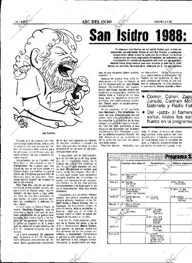 ABC MADRID 06-05-1988 página 64