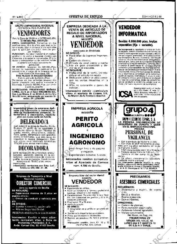 ABC SEVILLA 08-05-1988 página 82