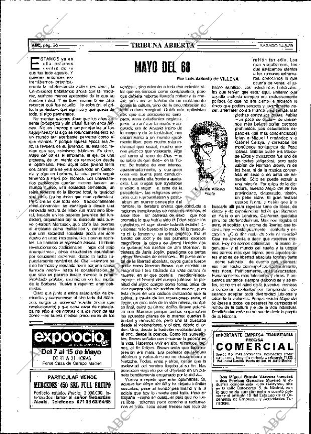 ABC MADRID 14-05-1988 página 26