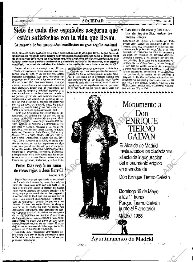 ABC MADRID 14-05-1988 página 43