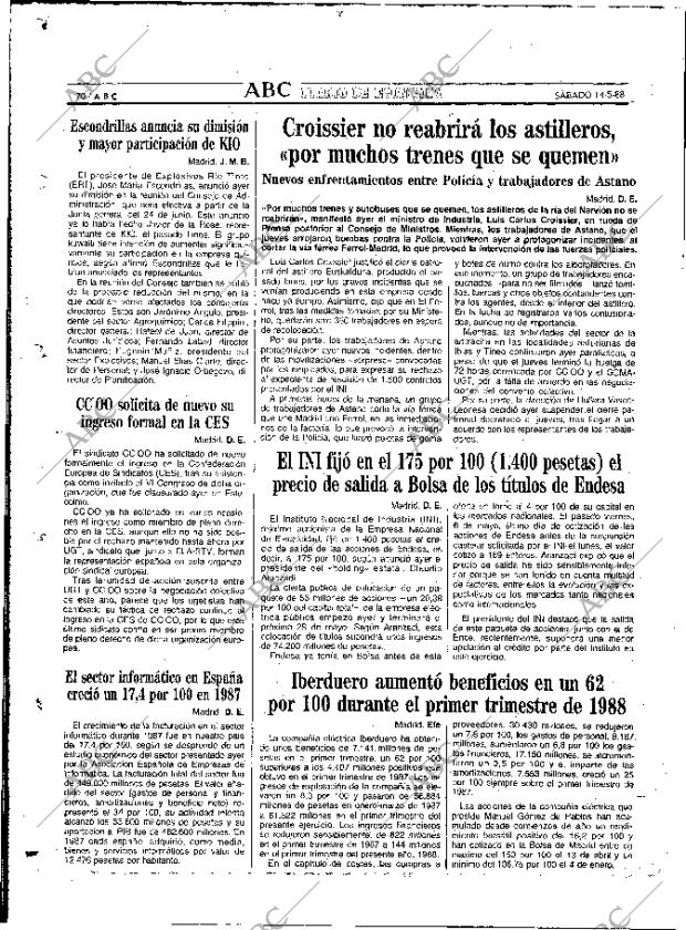 ABC MADRID 14-05-1988 página 70