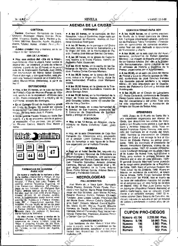 ABC SEVILLA 20-05-1988 página 36