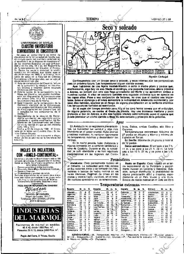 ABC SEVILLA 20-05-1988 página 44