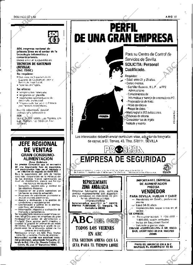 ABC SEVILLA 22-05-1988 página 81