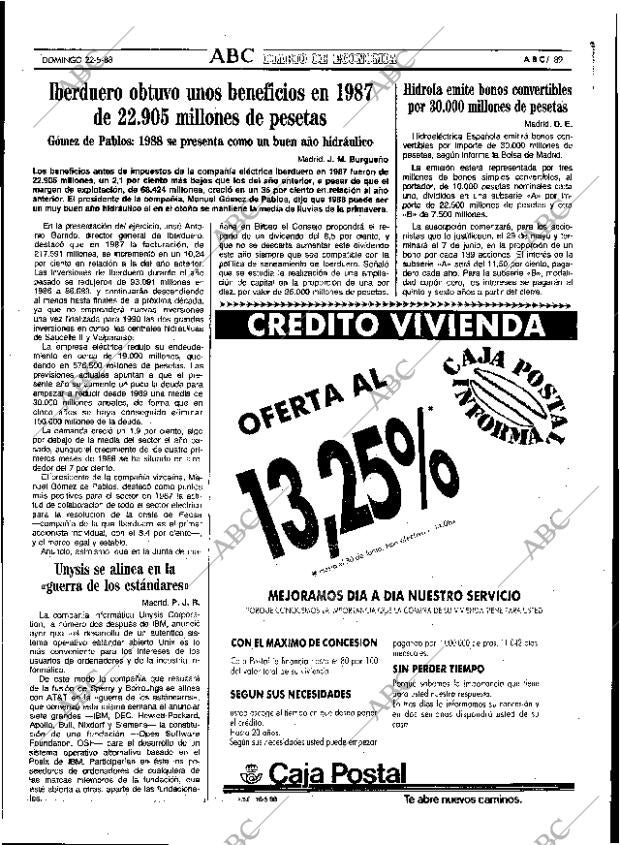 ABC SEVILLA 22-05-1988 página 89