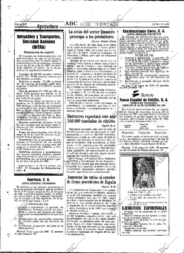 ABC MADRID 23-05-1988 página 104