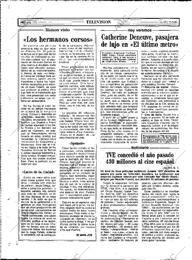 ABC MADRID 23-05-1988 página 110