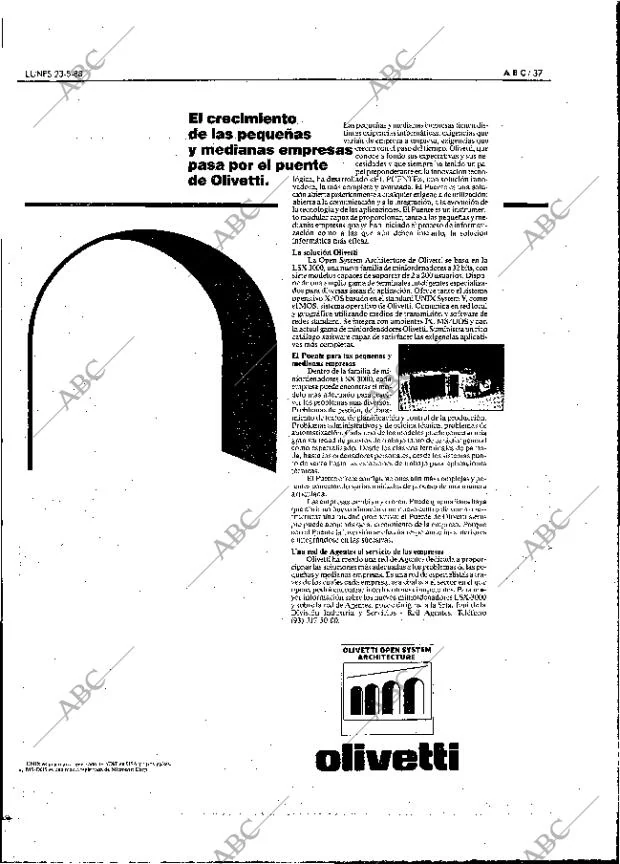 ABC MADRID 23-05-1988 página 37