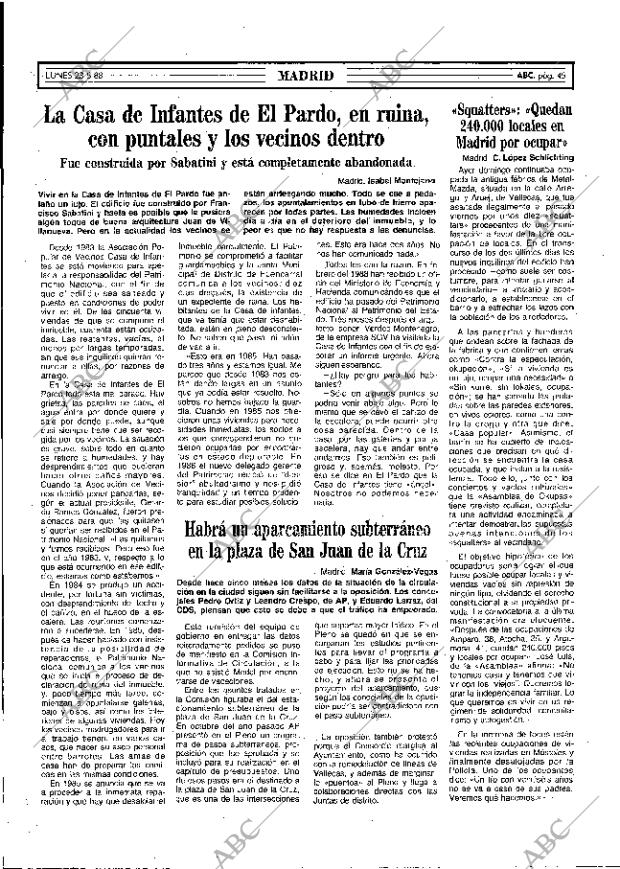 ABC MADRID 23-05-1988 página 45