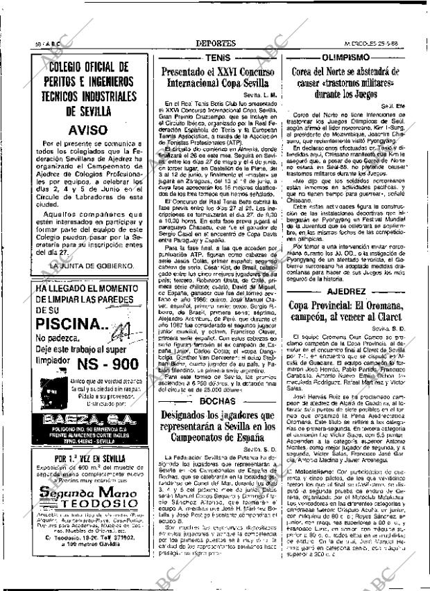 ABC SEVILLA 25-05-1988 página 68
