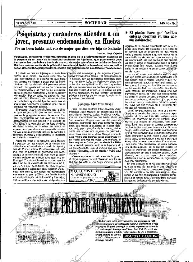 ABC MADRID 27-05-1988 página 45