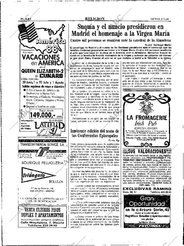 ABC MADRID 27-05-1988 página 48