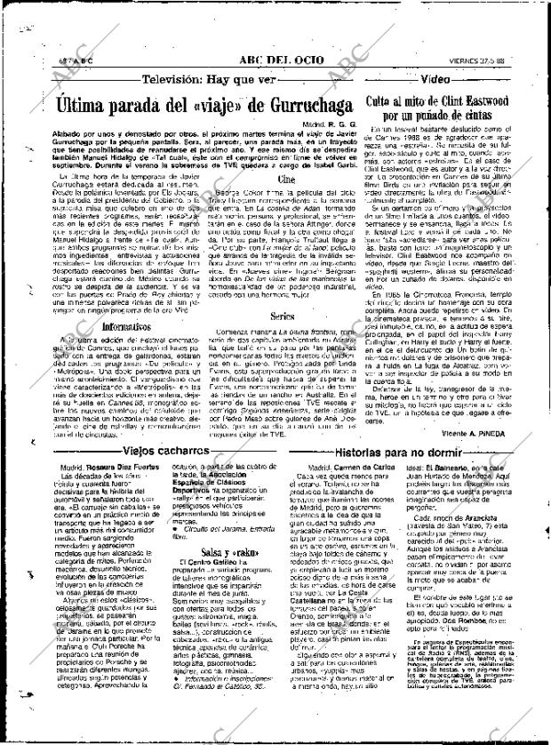 ABC MADRID 27-05-1988 página 68