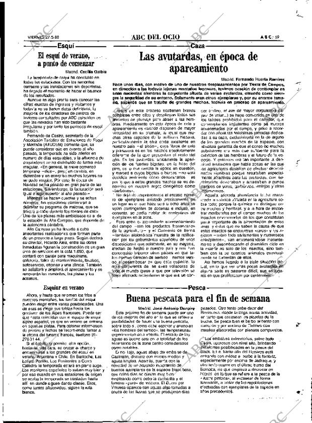 ABC MADRID 27-05-1988 página 69