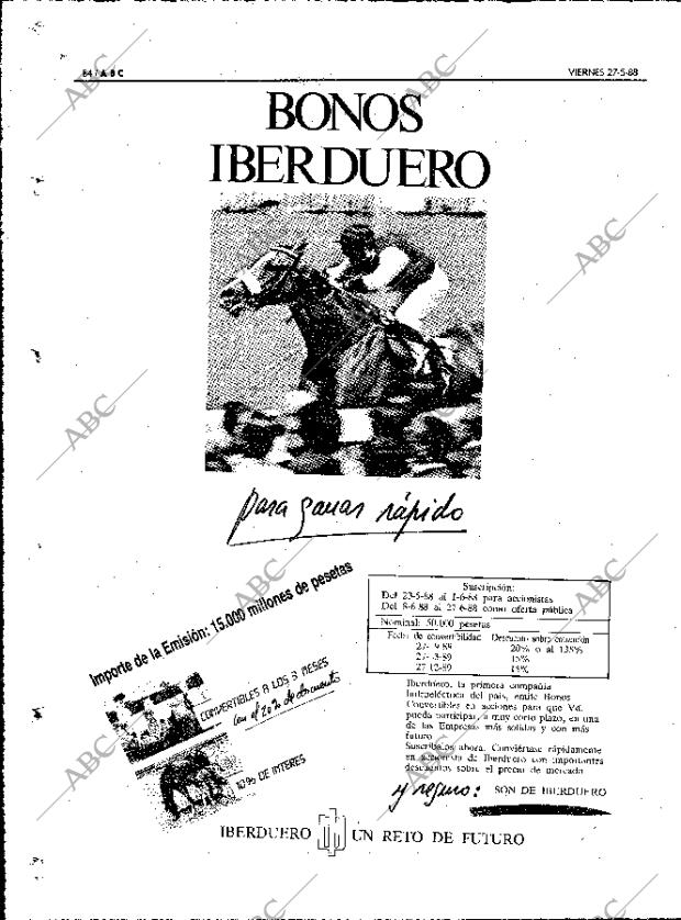 ABC MADRID 27-05-1988 página 84