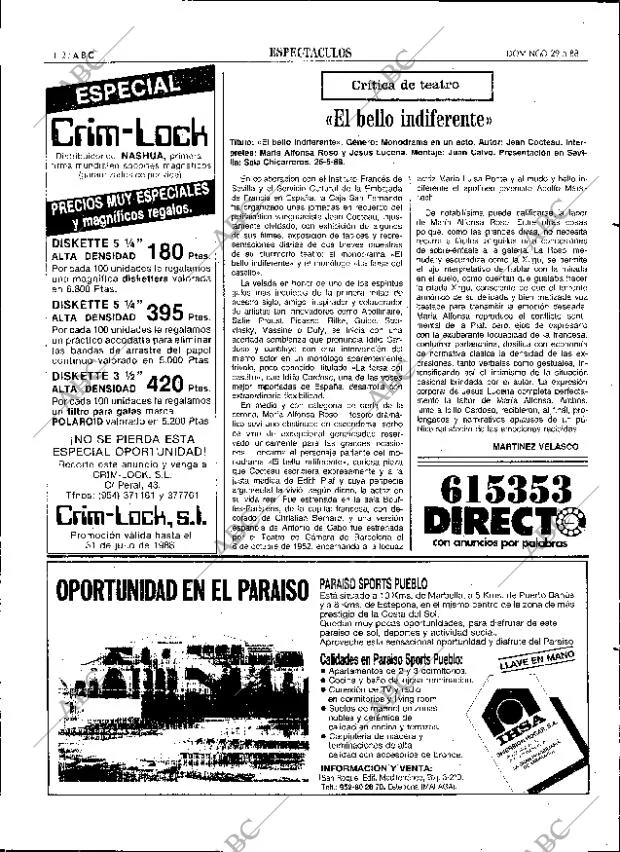 ABC SEVILLA 29-05-1988 página 112