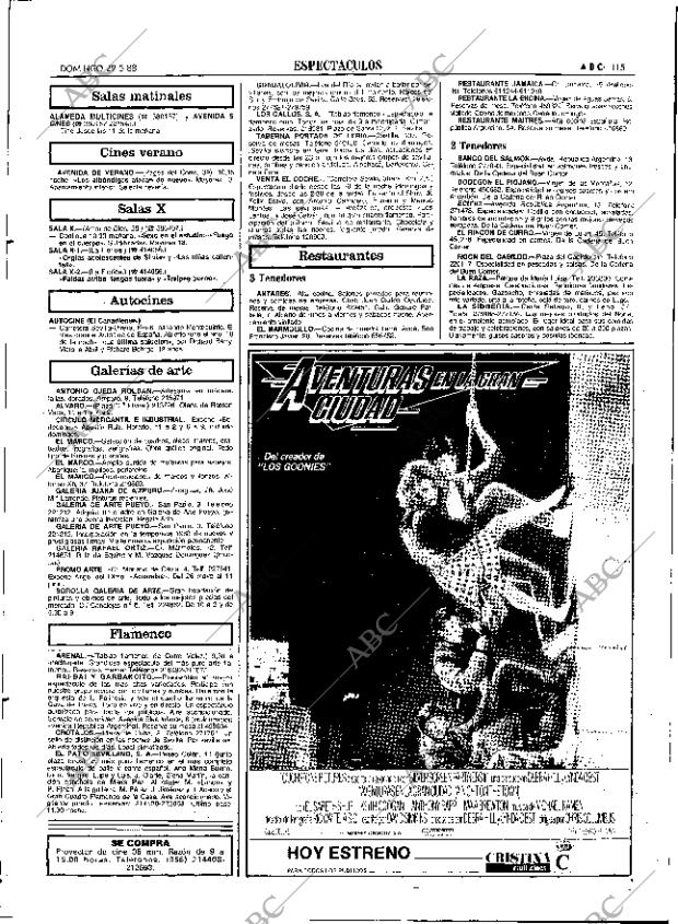 ABC SEVILLA 29-05-1988 página 115