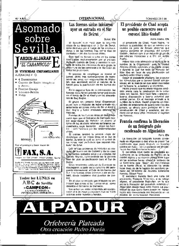 ABC SEVILLA 29-05-1988 página 46
