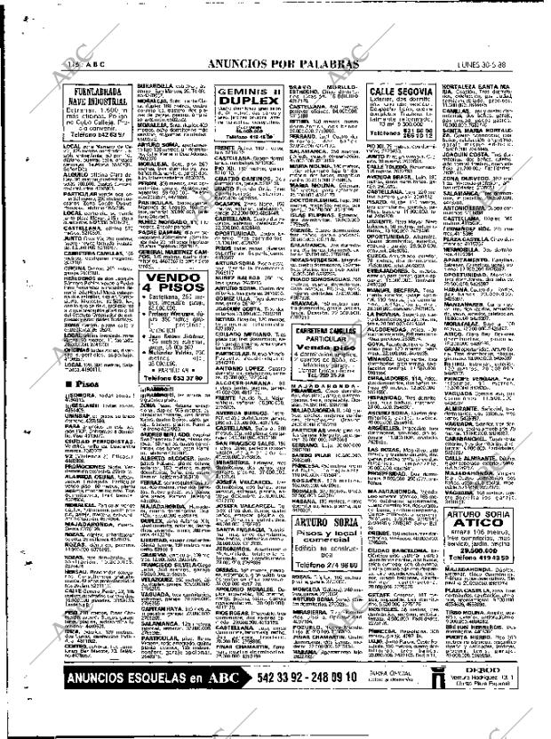 ABC MADRID 30-05-1988 página 116