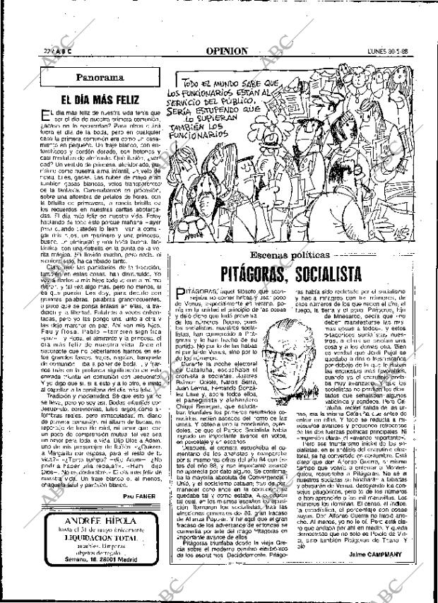 ABC MADRID 30-05-1988 página 22