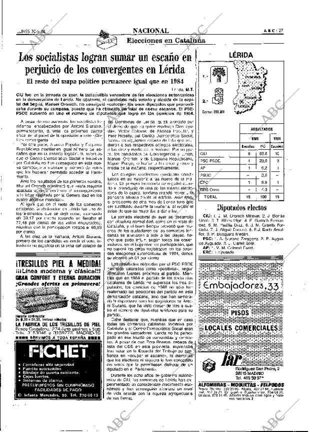 ABC MADRID 30-05-1988 página 27