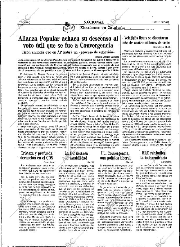 ABC MADRID 30-05-1988 página 32