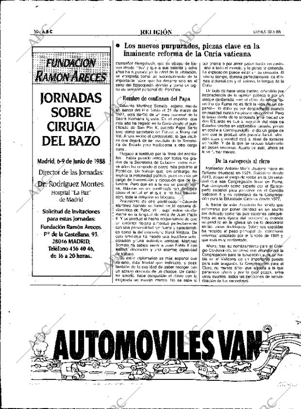 ABC MADRID 30-05-1988 página 50
