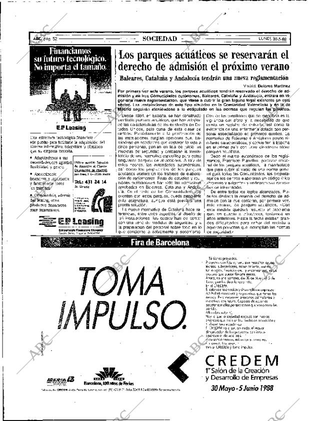 ABC MADRID 30-05-1988 página 52