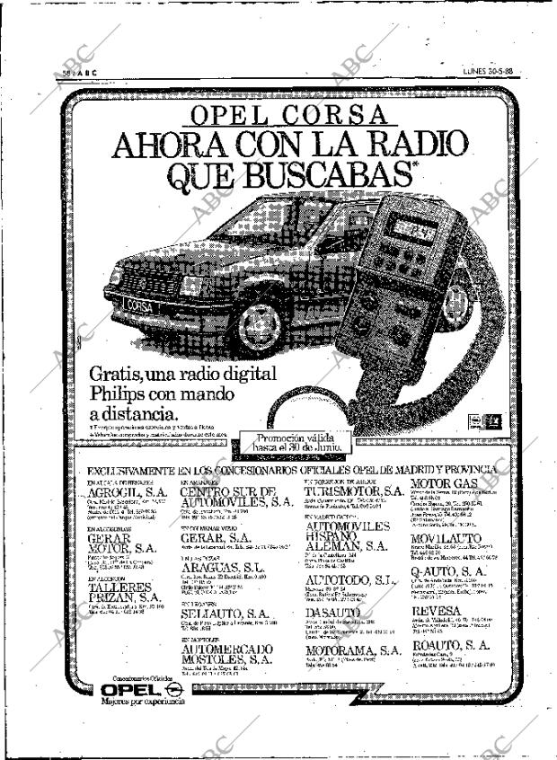 ABC MADRID 30-05-1988 página 58