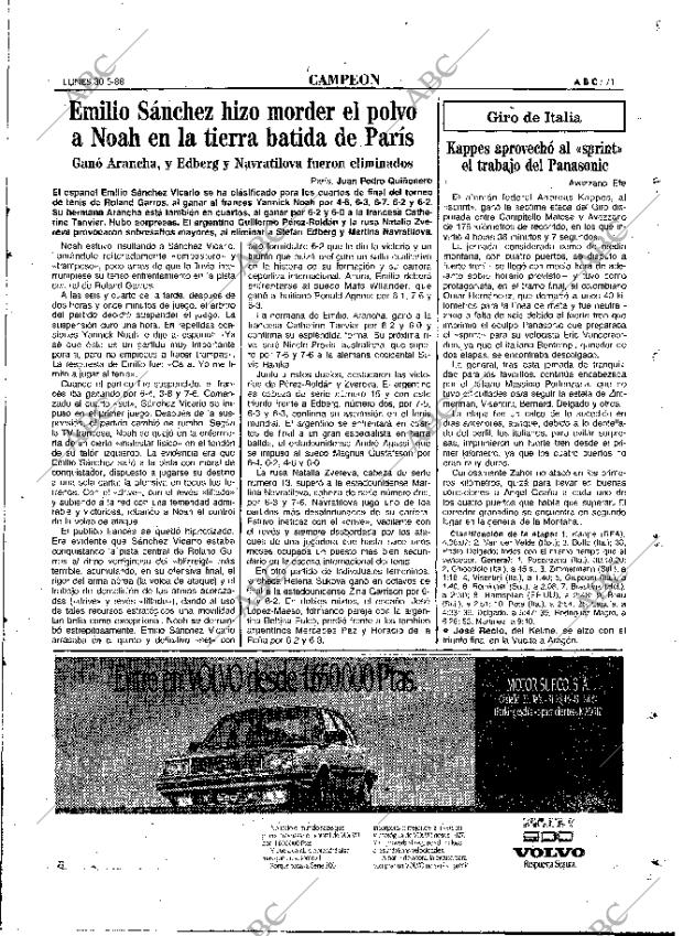ABC MADRID 30-05-1988 página 71