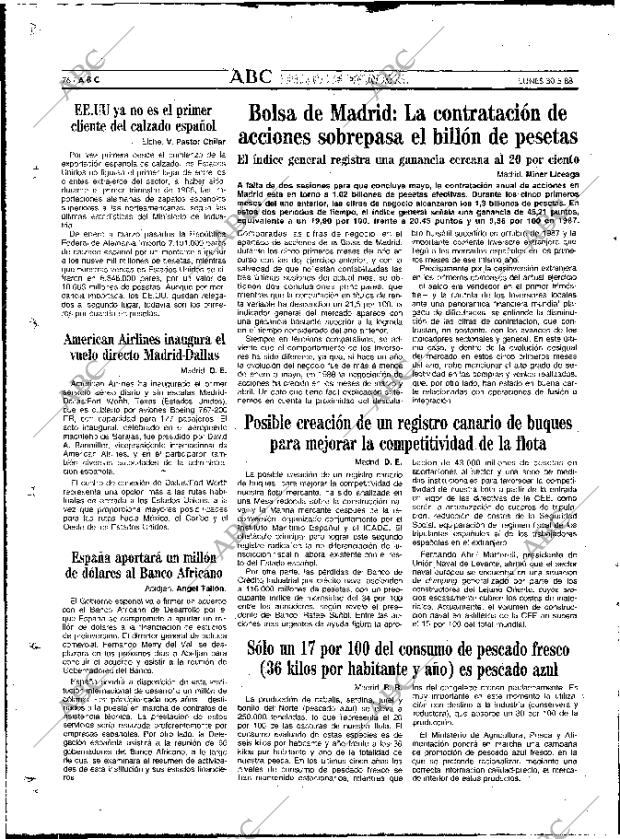 ABC MADRID 30-05-1988 página 76