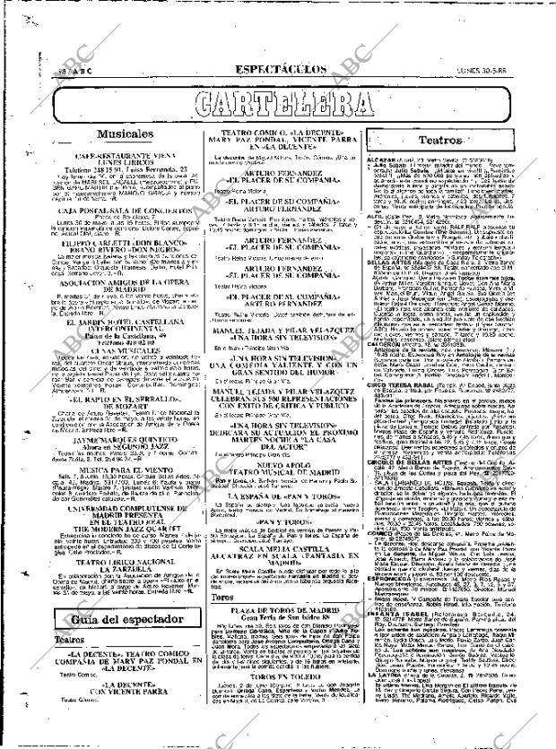 ABC MADRID 30-05-1988 página 98