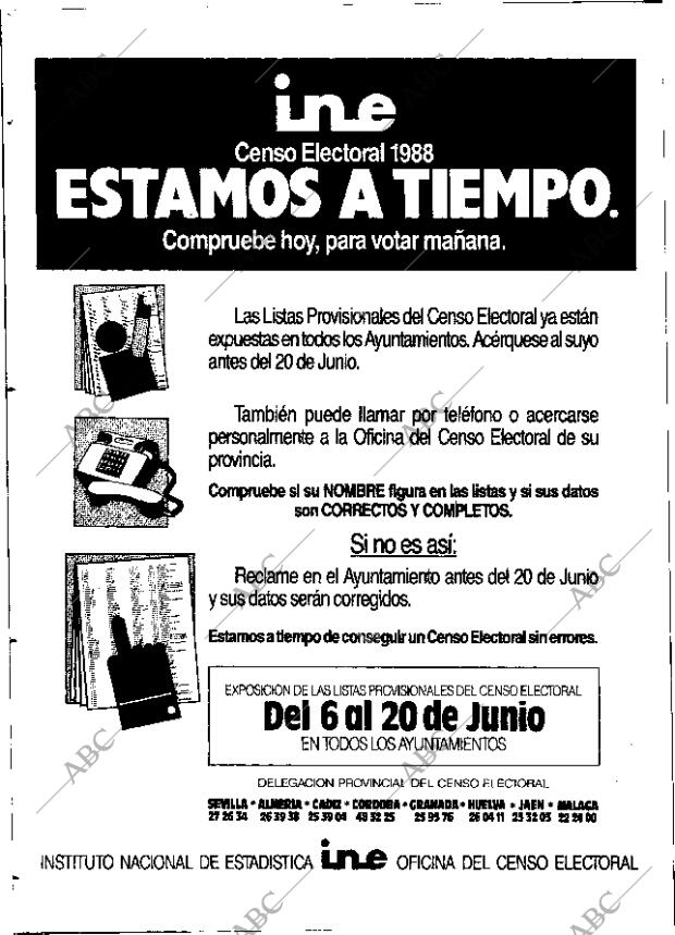 ABC SEVILLA 05-06-1988 página 136