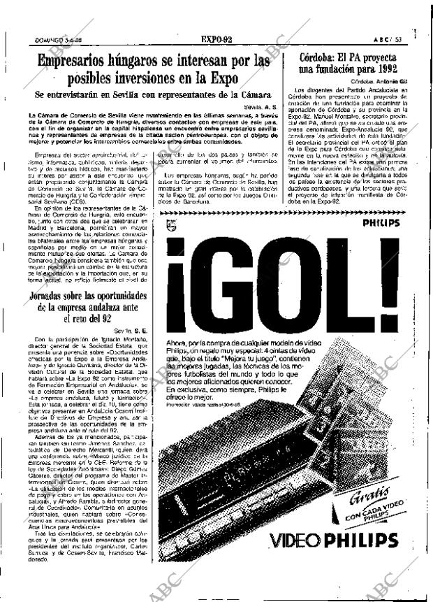 ABC SEVILLA 05-06-1988 página 53