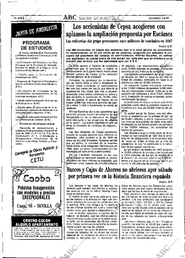 ABC SEVILLA 05-06-1988 página 78