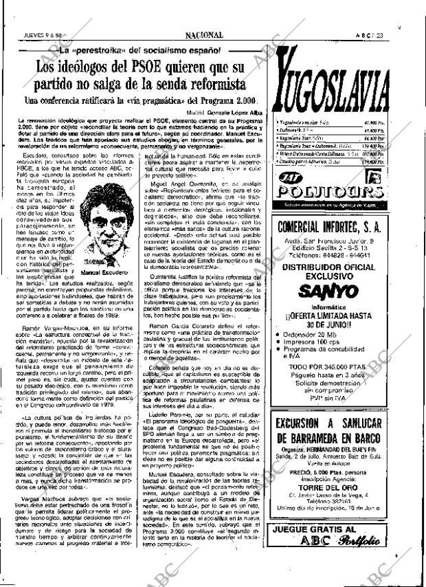 ABC SEVILLA 09-06-1988 página 23