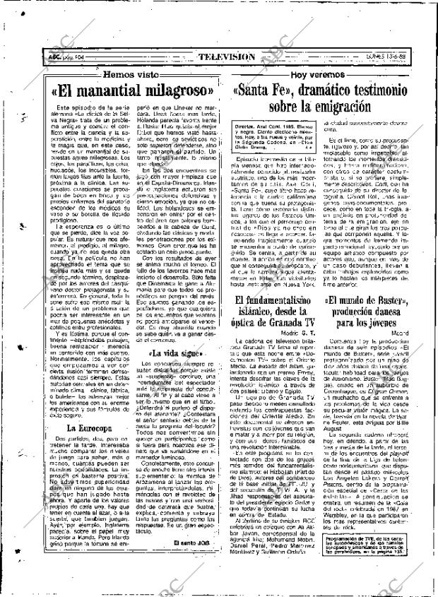 ABC MADRID 13-06-1988 página 104