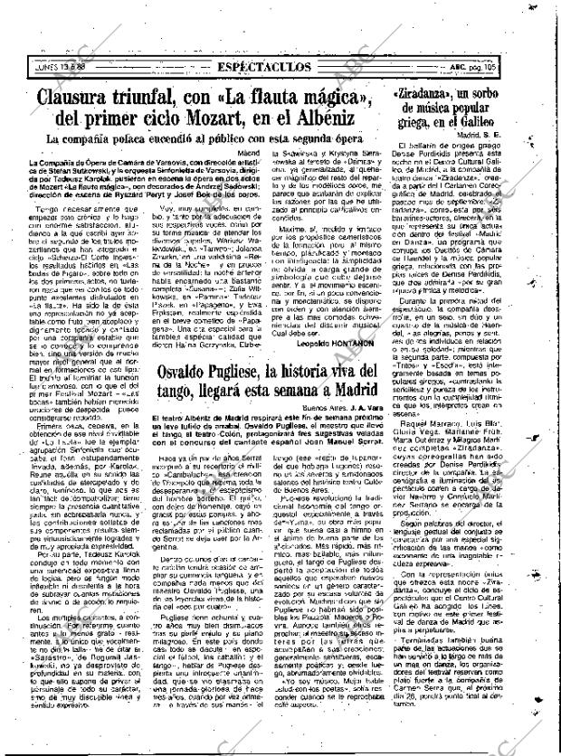 ABC MADRID 13-06-1988 página 105