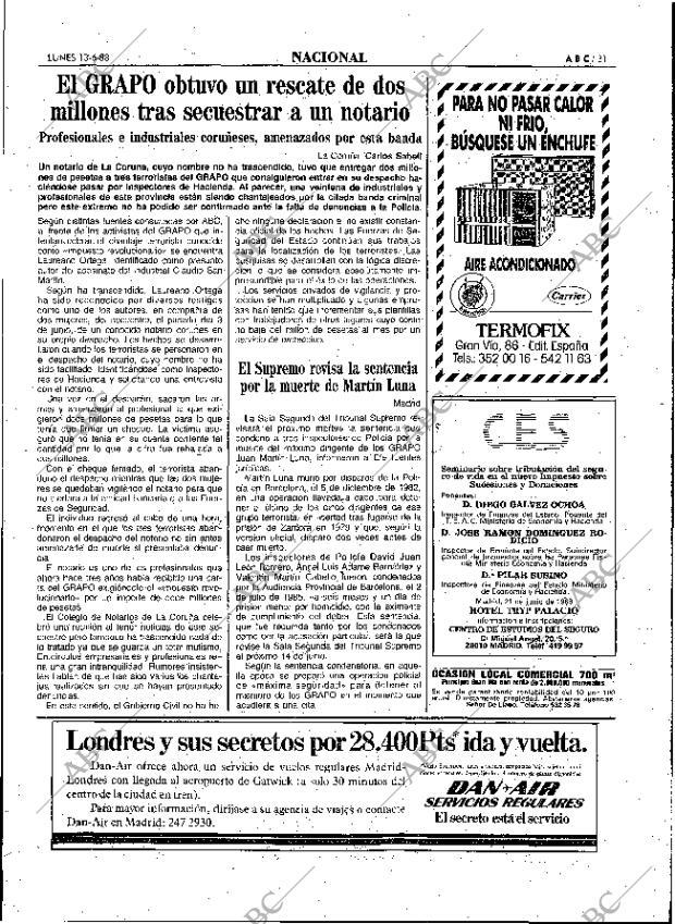 ABC MADRID 13-06-1988 página 31