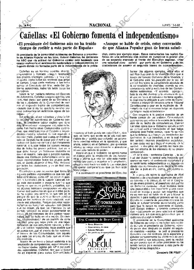 ABC MADRID 13-06-1988 página 34