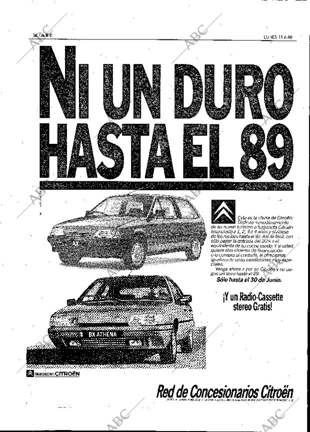 ABC MADRID 13-06-1988 página 36