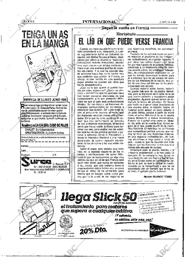 ABC MADRID 13-06-1988 página 38