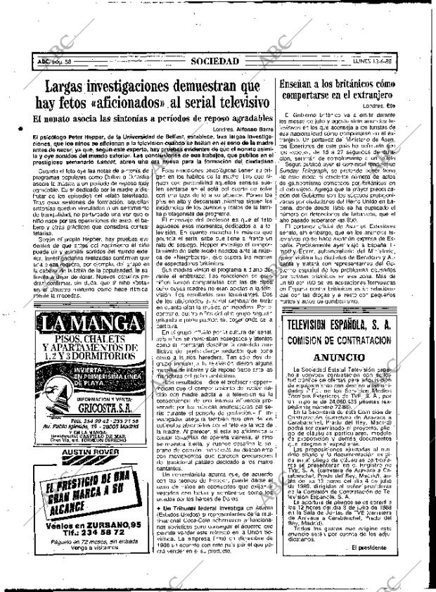 ABC MADRID 13-06-1988 página 58