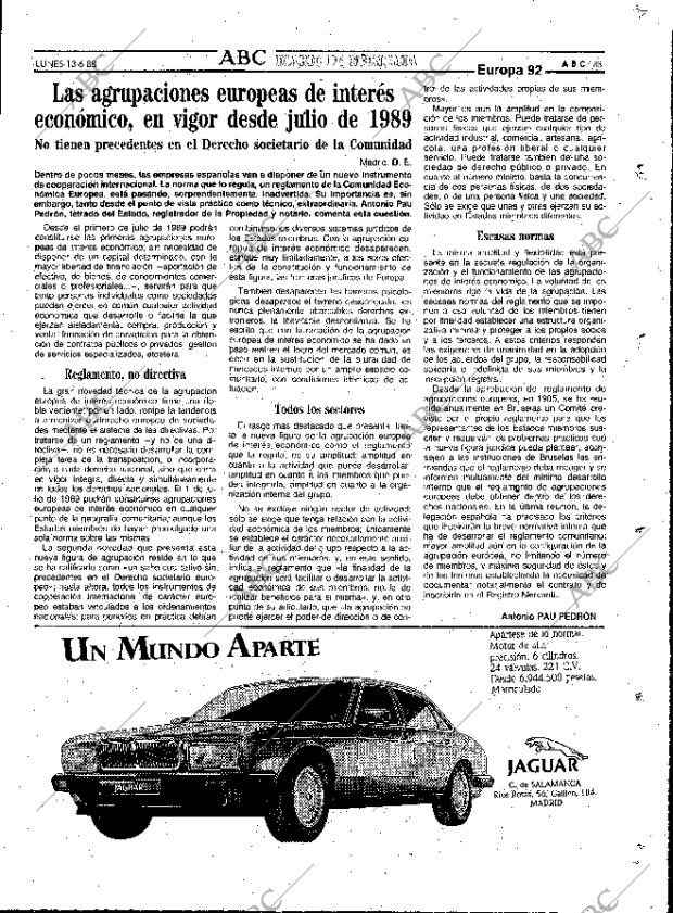 ABC MADRID 13-06-1988 página 83