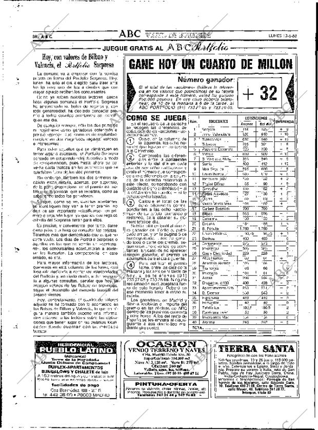 ABC MADRID 13-06-1988 página 88