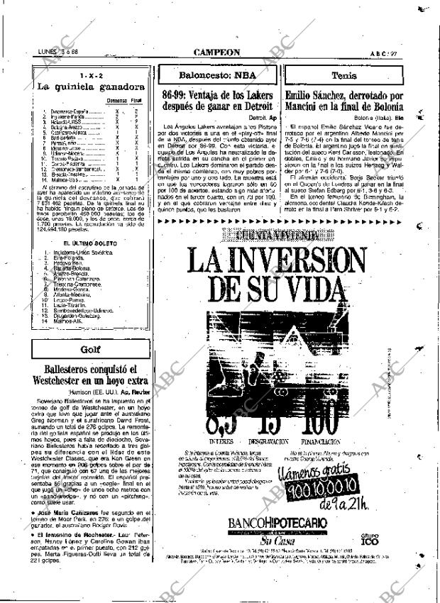 ABC MADRID 13-06-1988 página 97