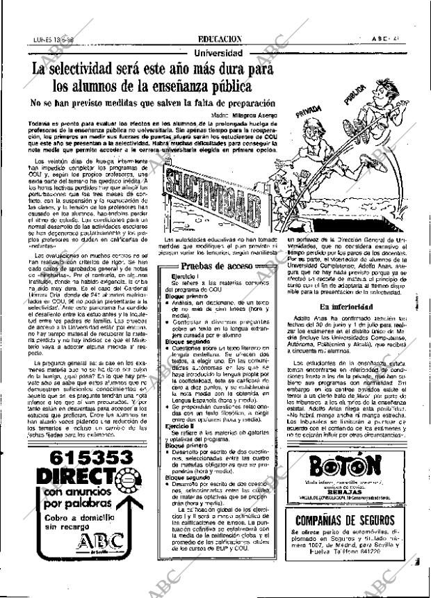 ABC SEVILLA 13-06-1988 página 41