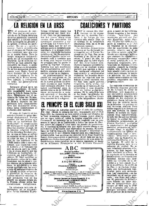 ABC SEVILLA 14-06-1988 página 11